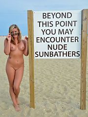 Nudist women sunbathing