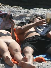 Photo 7, Nudist couples sunbathing