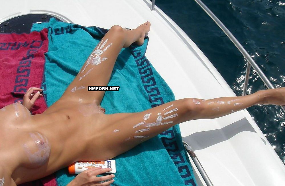 Topless Sunbathing Boat