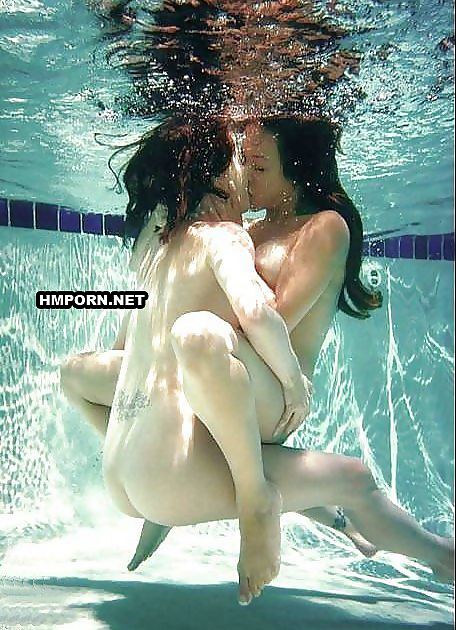 Nude womens pool