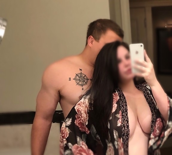 Wife and me and some sexual private joy (Homemade Threesome photo